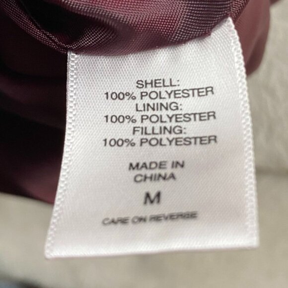 New York and Company Women's Vest Jacket Medium Full Zip Stand Collar Quilted - Picture 8 of 9